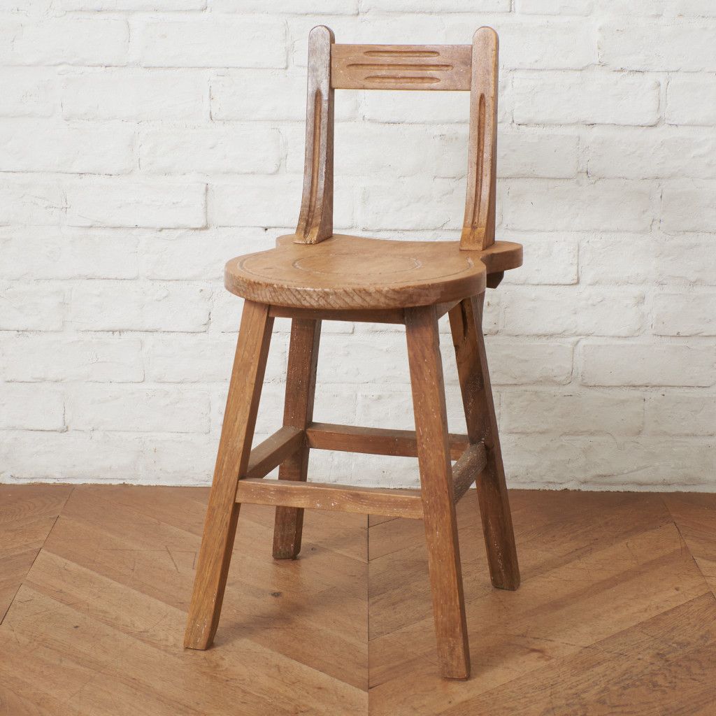 英国 アンティーク キッチンチェア エルム 無垢材 チェア 椅子