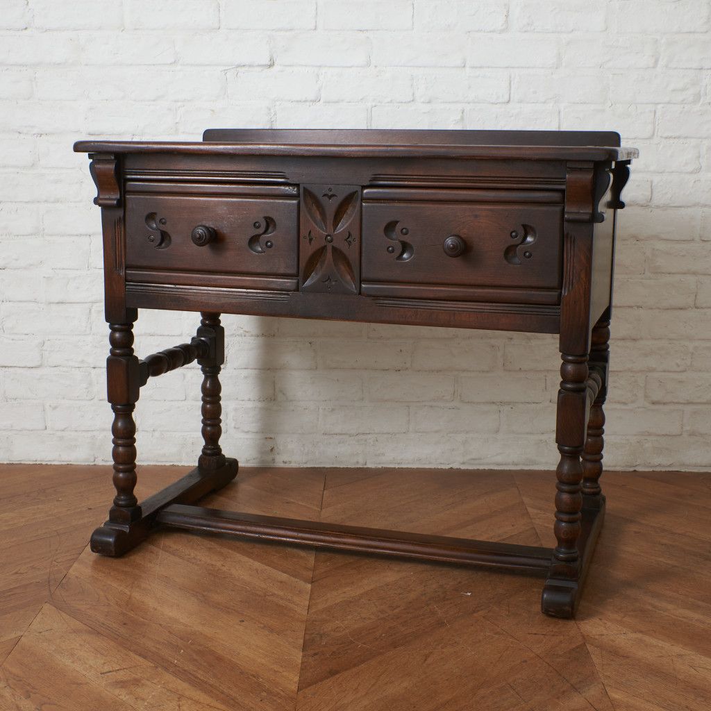 レア ERCOL オールドコロニアル コンソール テーブル 英国 アーコール