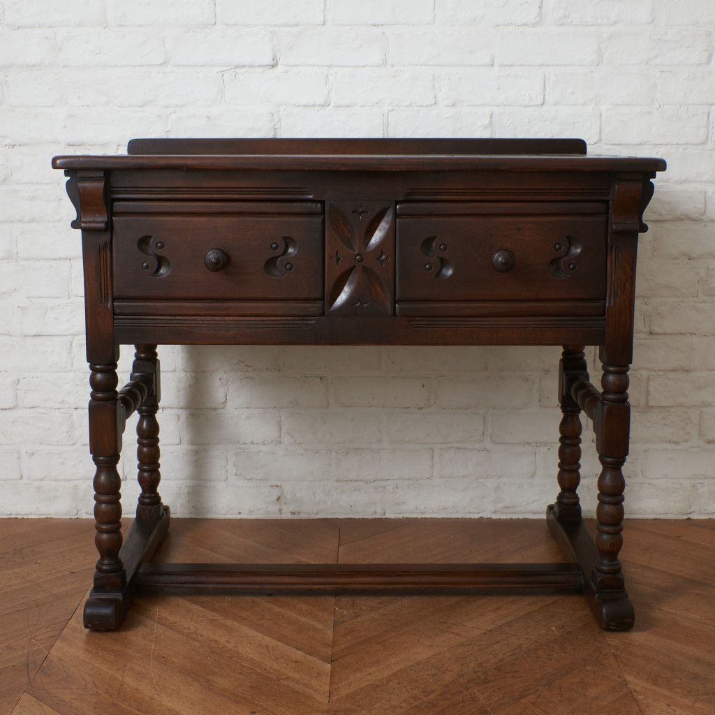 レア ERCOL オールドコロニアル コンソール テーブル 英国 アーコール