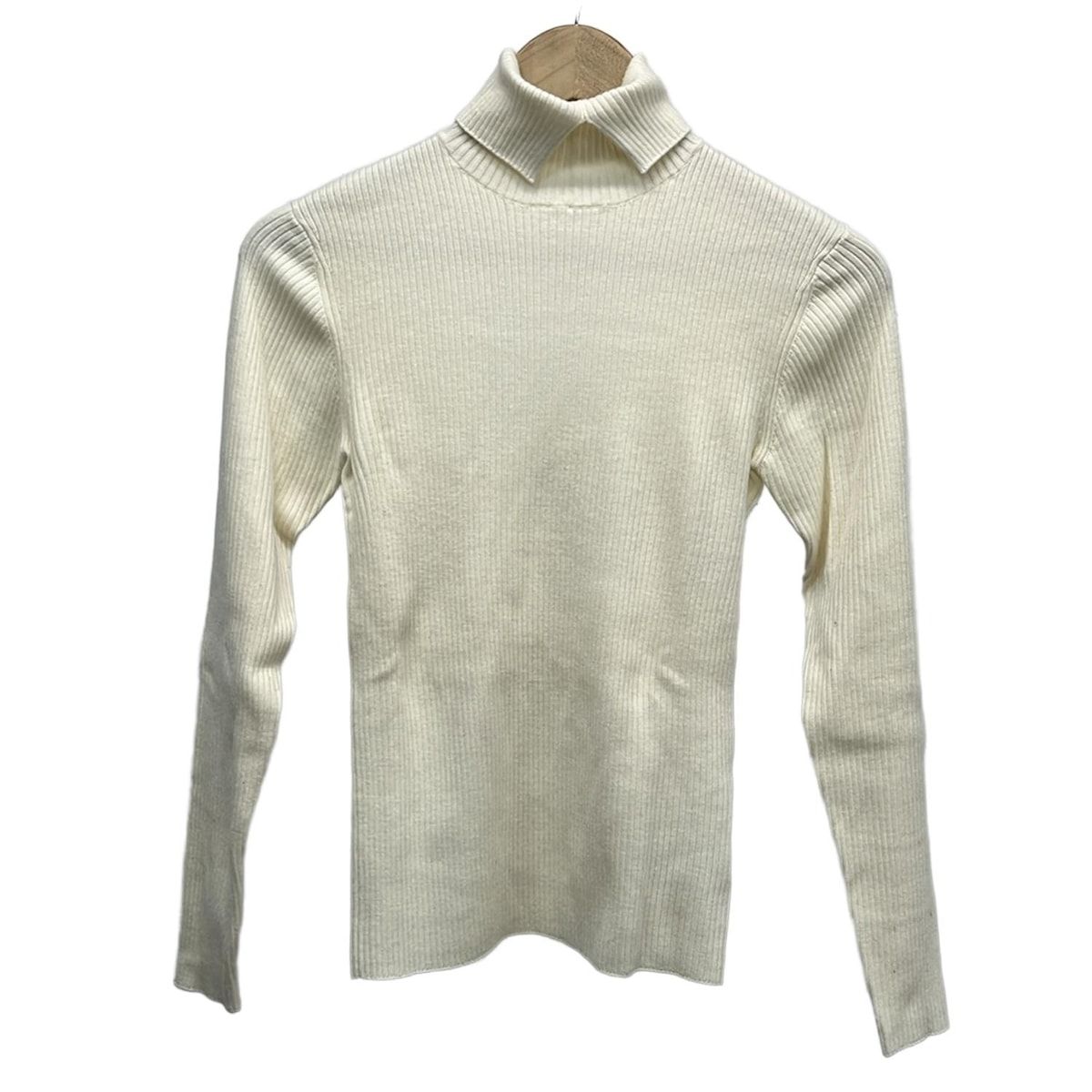 アドーア　長袖トップス／38サイズ／新品未使用 ADORE(アドーア) 長袖セーター サイズ38 M レディース - 白