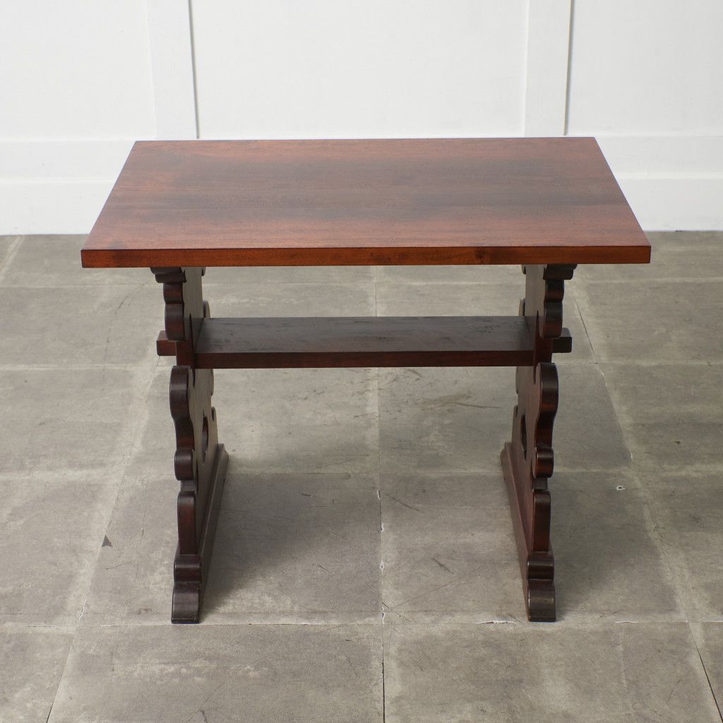 定価16万 松本民芸家具 #14型茶卓 サイドテーブル ミズメザクラ 無垢材