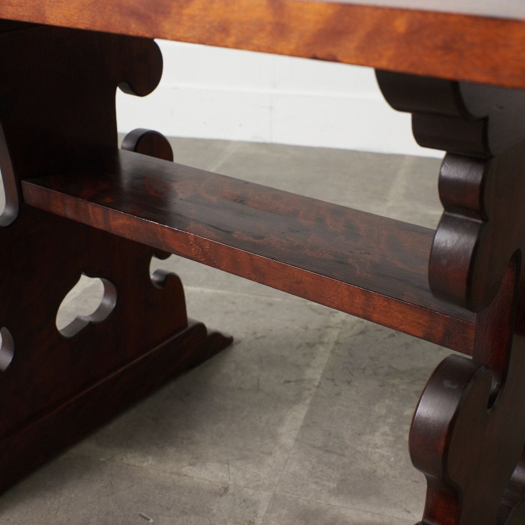 定価16万 松本民芸家具 #14型茶卓 サイドテーブル ミズメザクラ 無垢材