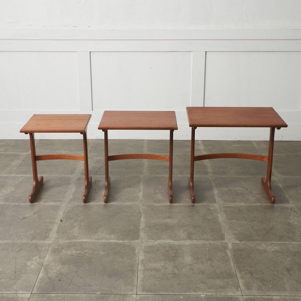 G-PLAN ネストテーブル チーク 英国 ヴィンテージ ジープラン ロー