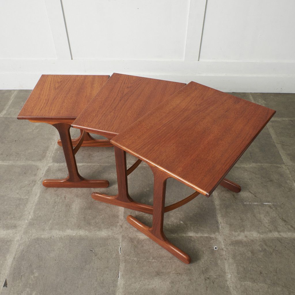 G-PLAN ネストテーブル チーク 英国 ヴィンテージ ジープラン ロー