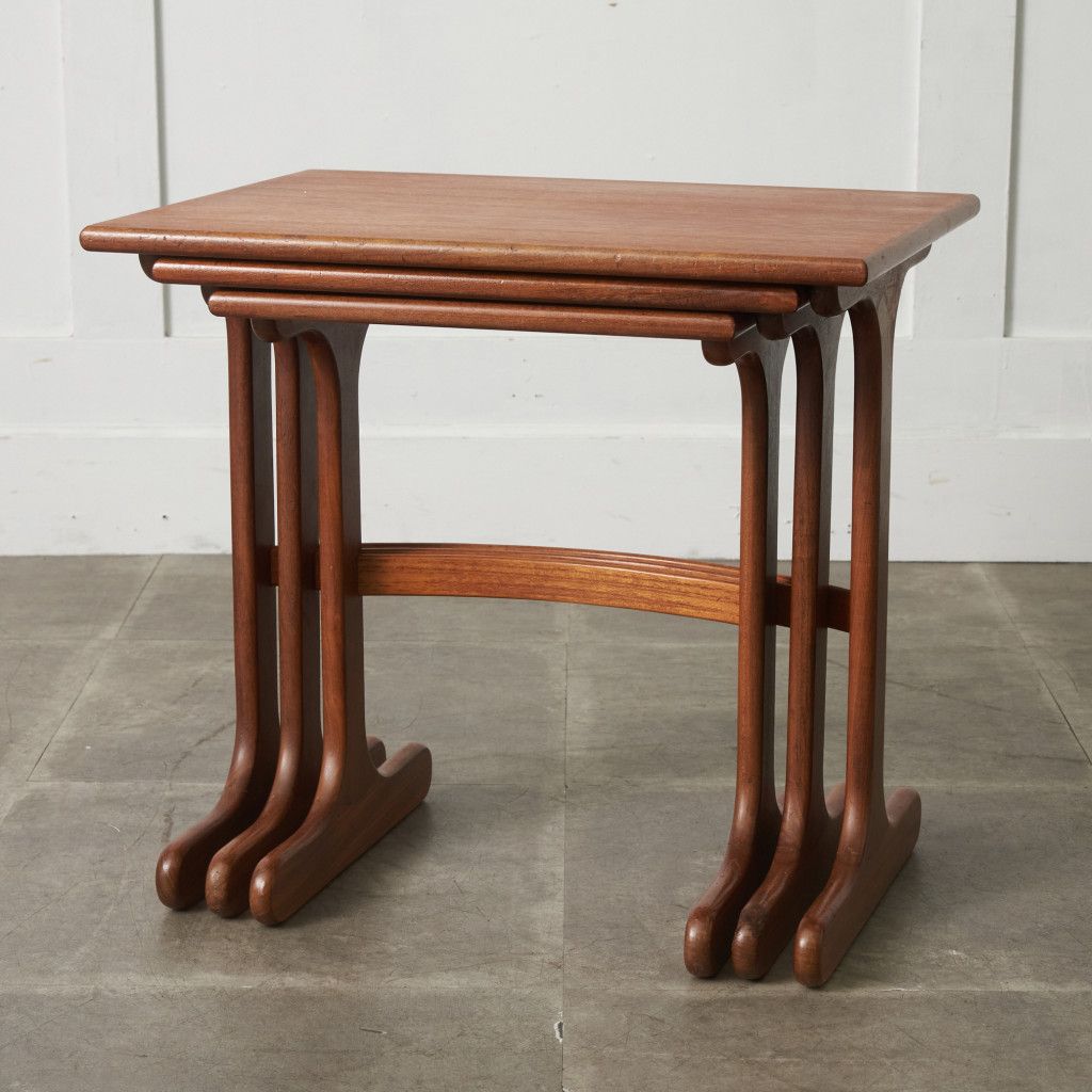 G-PLAN ネストテーブル チーク 英国 ヴィンテージ ジープラン ロー