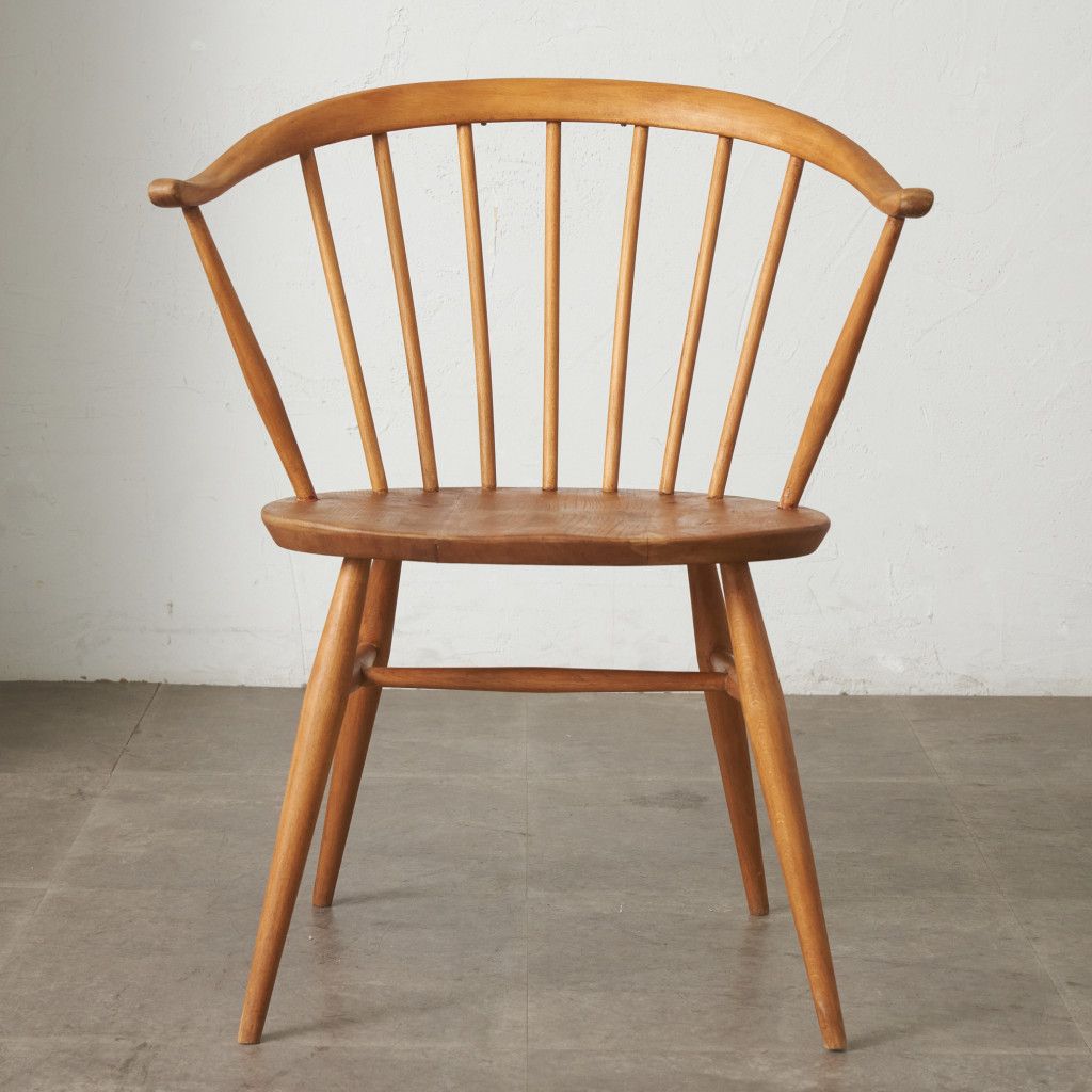 レア ERCOL カウホーン スモーカーズ チェア 英国 アーコール