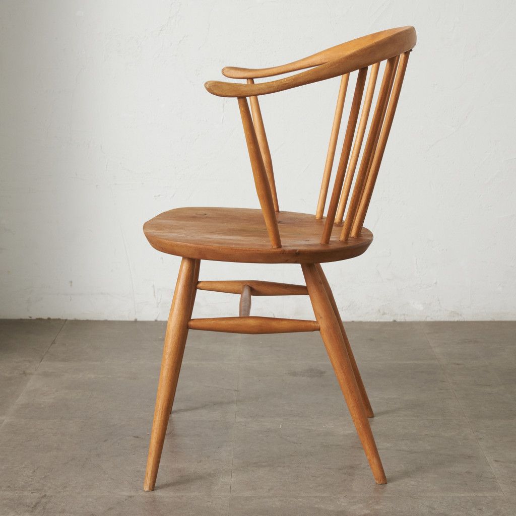 レア ERCOL カウホーン スモーカーズ チェア 英国 アーコール