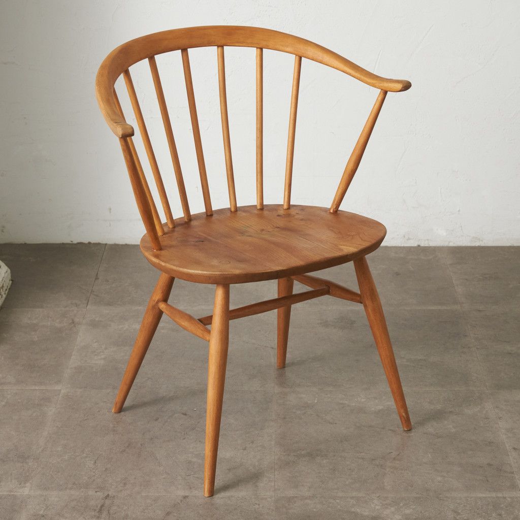 レア ERCOL カウホーン スモーカーズ チェア 英国 アーコール