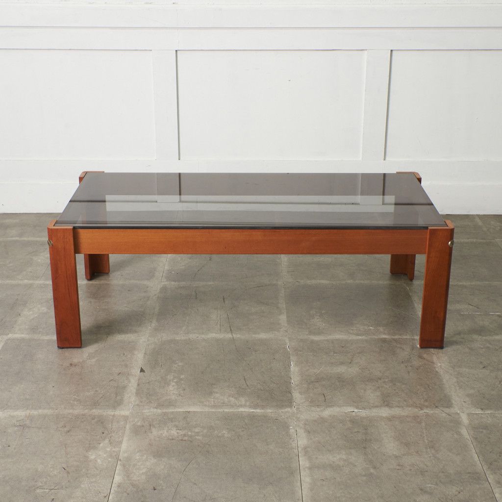 チーク材×ガラス センターテーブル ローテーブル 北欧 Vintage 北欧 スタイル ヴィンテージ センターテーブル ガラス 天板 チーク