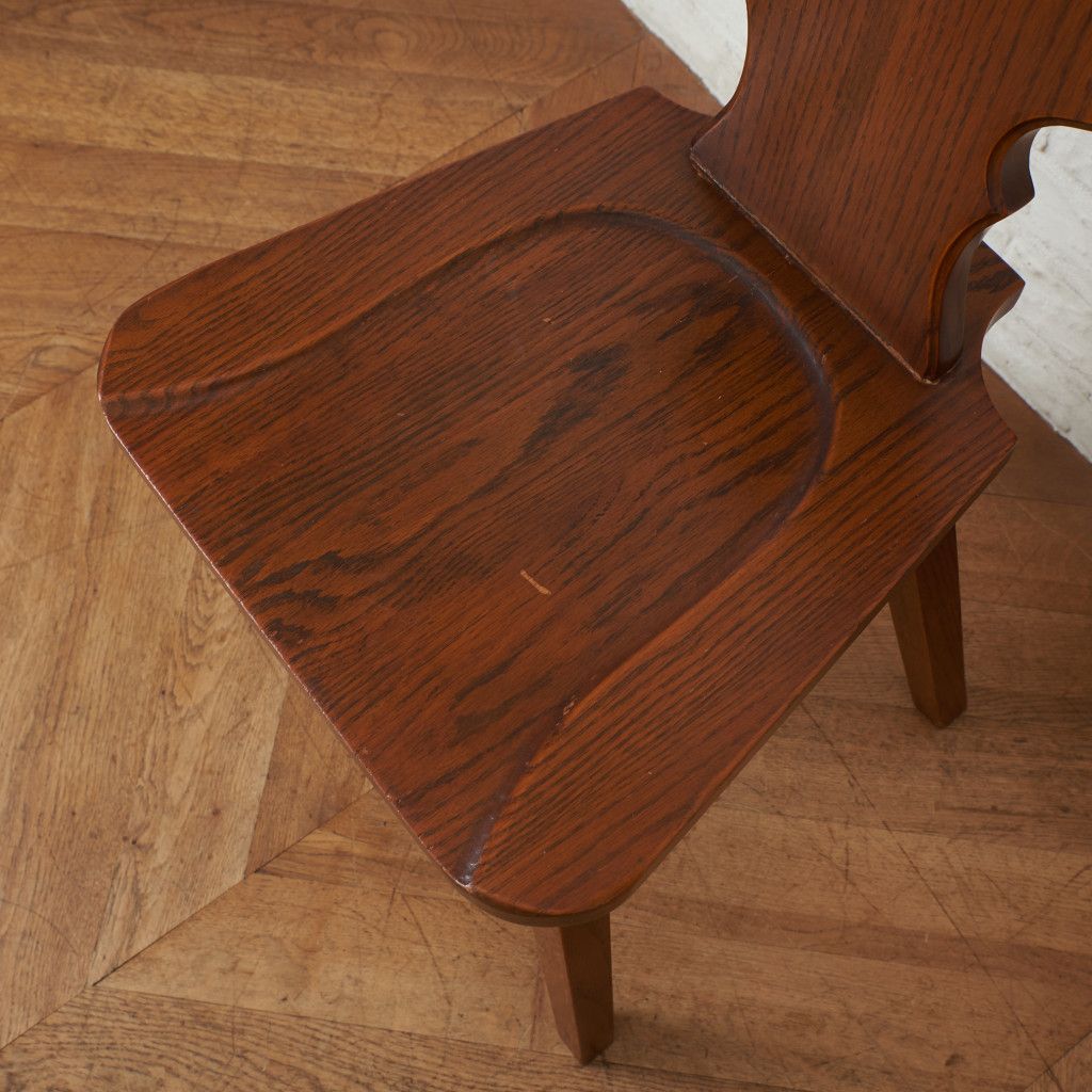 三越家具 ブルージュ Brugge オーク チェア 彫刻 椅子 英国 カントリー