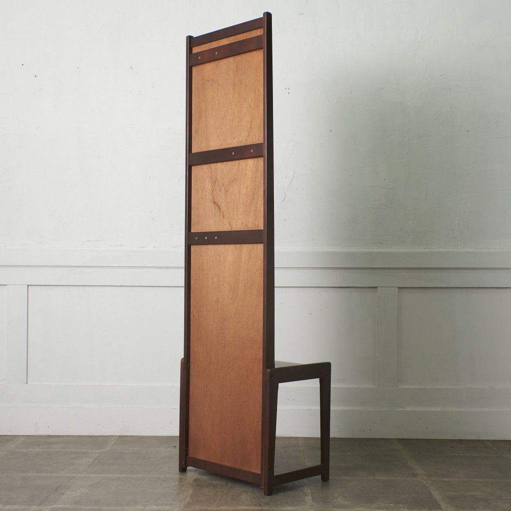 カリモク ヴィンテージ ホールスタンド コートラック ミラー付き