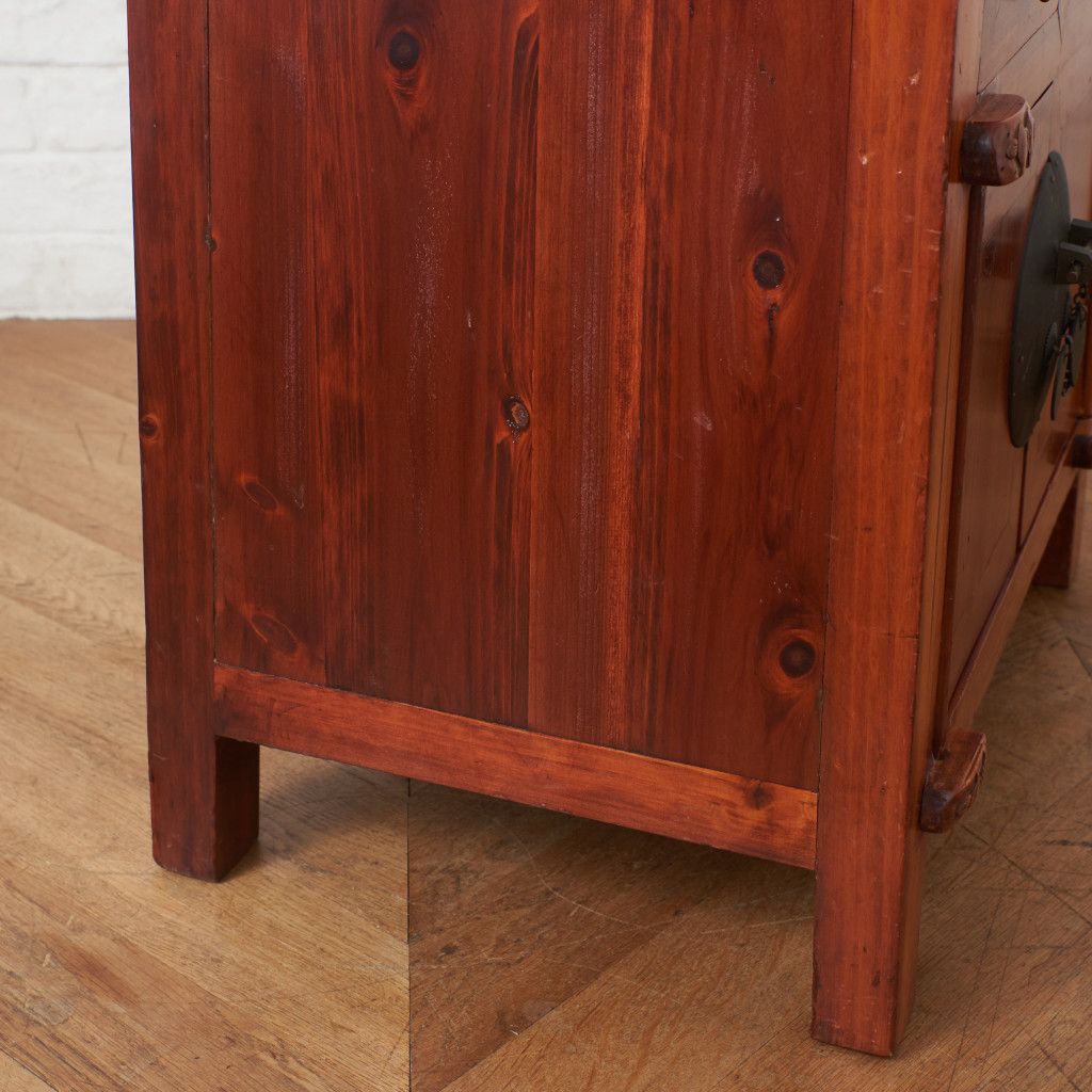 李朝家具 飾り棚 キャビネット 李朝棚 時代箪笥 天然木 収納 箪笥