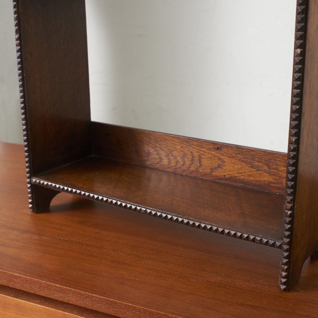 英国 アンティーク スモール ブックスタンド オーク ブックケース