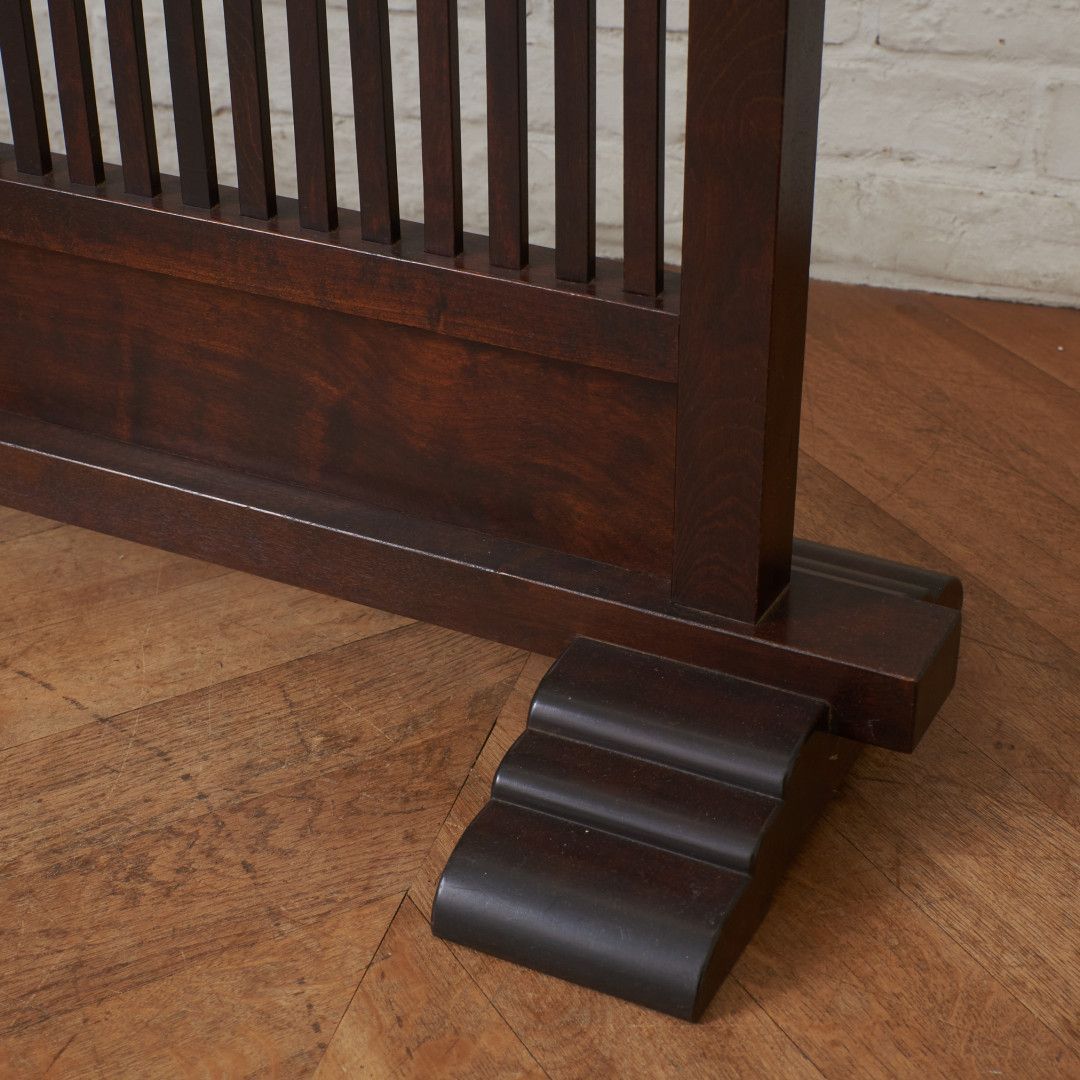 定価17万 松本民芸家具 衝立 C型 縦格子 ミズメザクラ パーティション