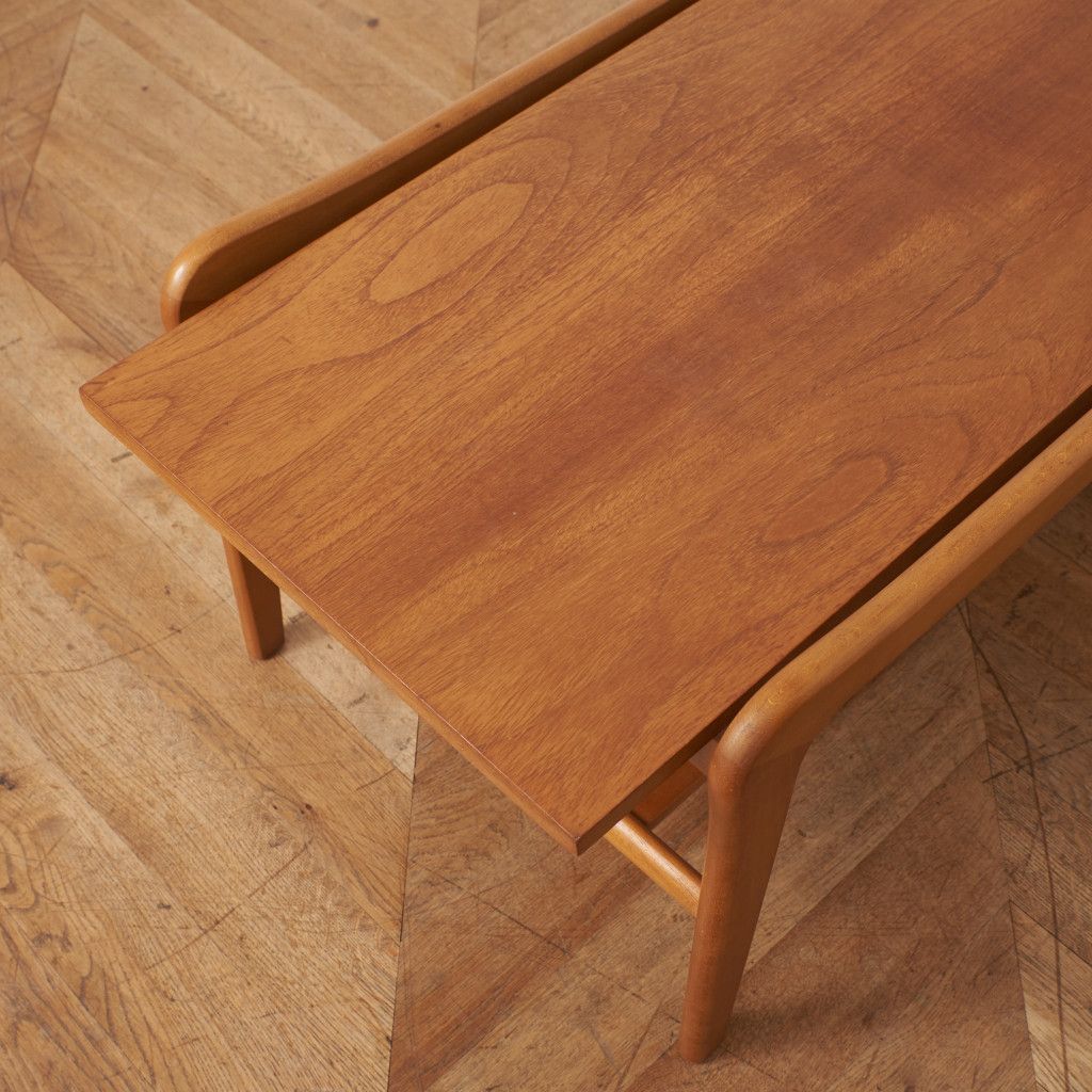 英国 ヴィンテージ センターテーブル ローテーブル チーク 北欧 モダン