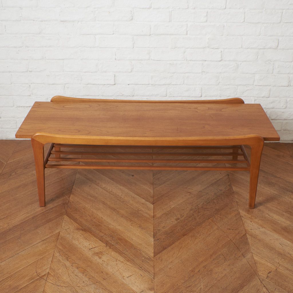 英国 ヴィンテージ センターテーブル ローテーブル チーク 北欧 モダン