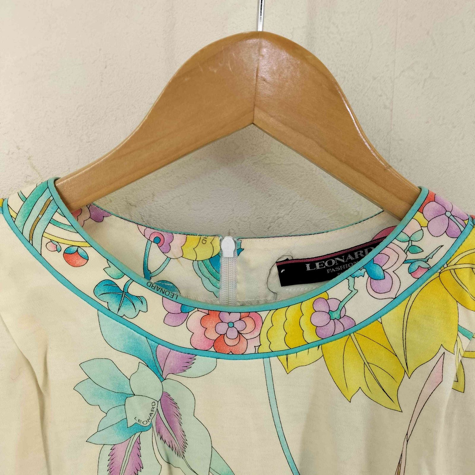 レオナール LEONARD シルク100 総柄 半袖 トップス レディース import