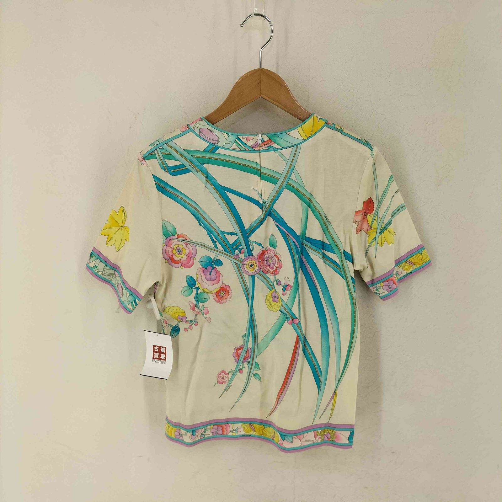 レオナール LEONARD シルク100 総柄 半袖 トップス レディース import