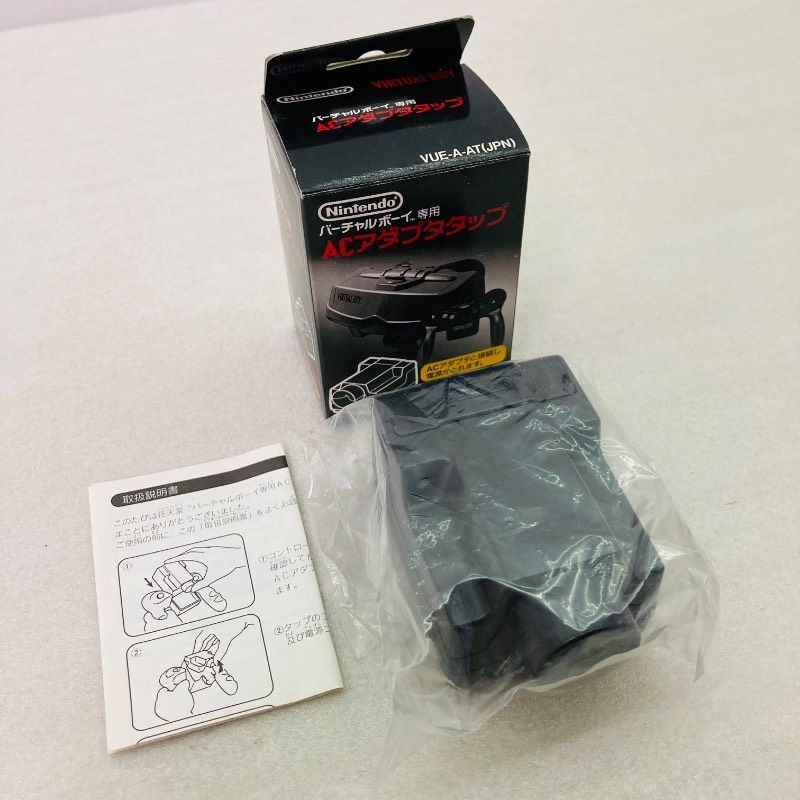 動作確認済み 状態【悪】 バーチャルボーイ本体ACアダプタタップ+レッドアラーム 動作確認済み 状態悪 バーチャルボーイ本体ACアダプタタップ+