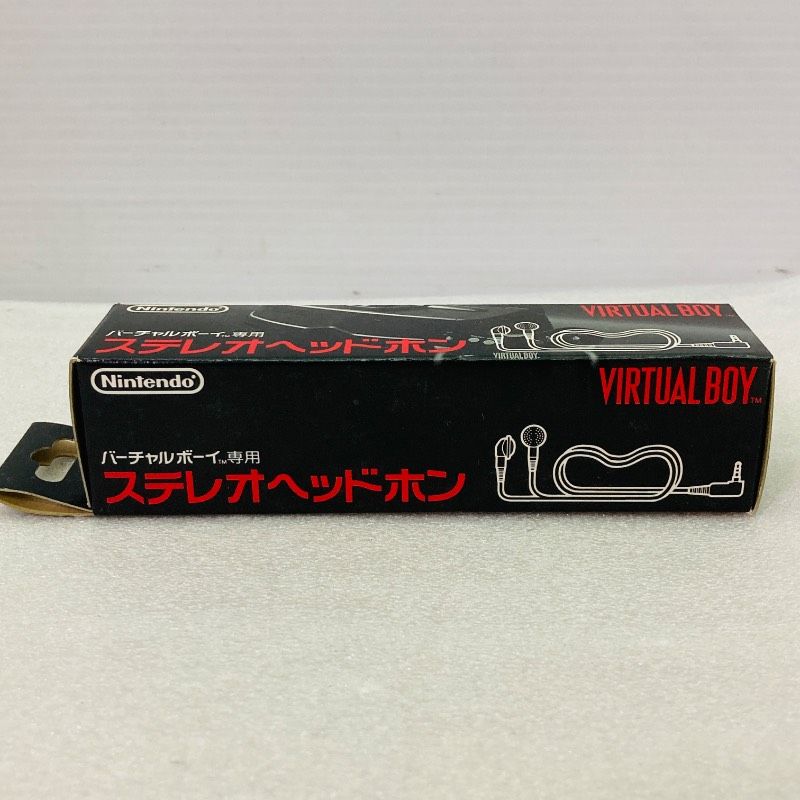 バーチャルボーイ 専用 ステレオヘッドホン 新品 任天堂 1995年 箱のみ】任天堂 バーチャルボーイ 専用 ステレオヘッドホン VIRTUAL
