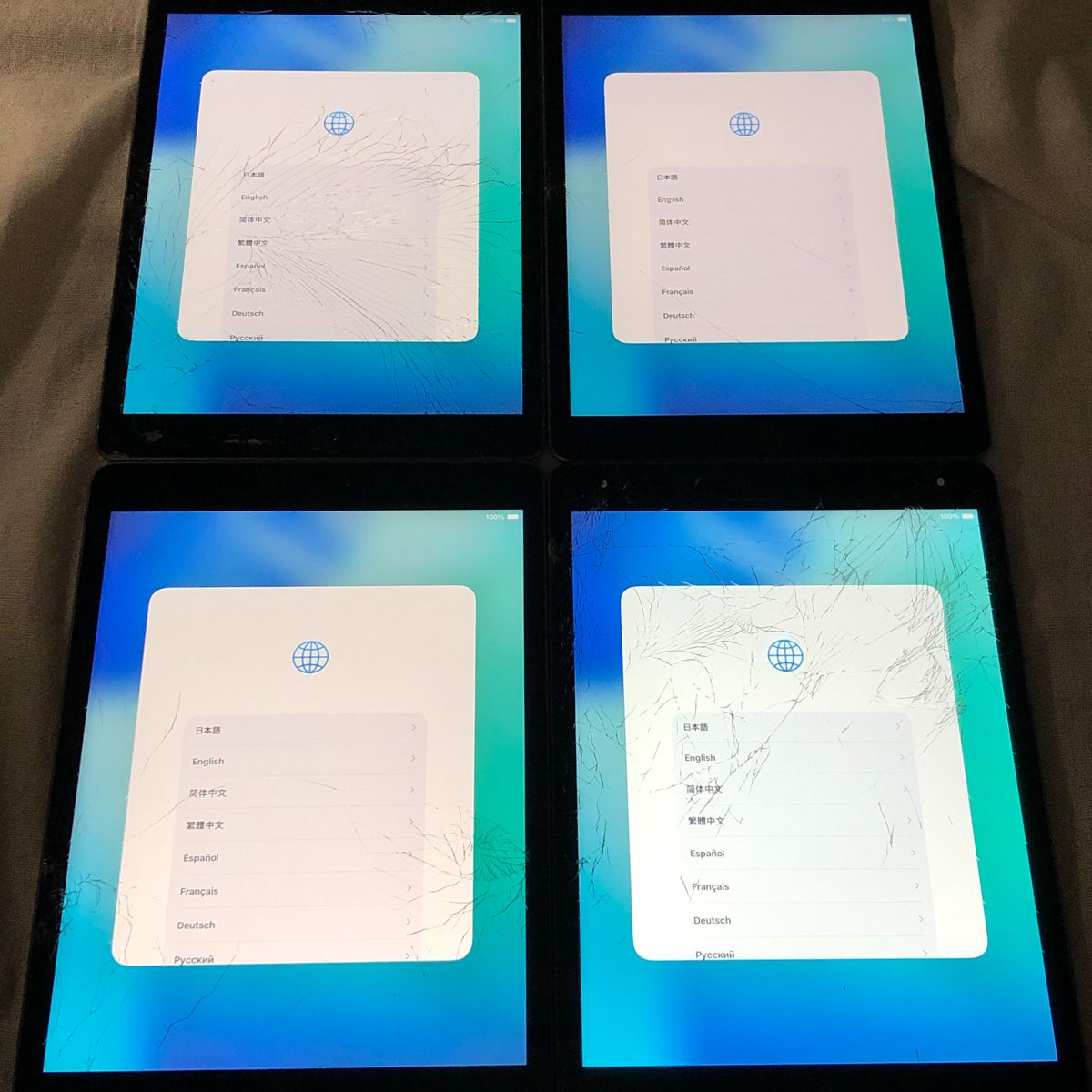 ◇ジャンク品・本体のみ◇【4点セット】Apple iPad 第9世代 Wi-Fi 64GB