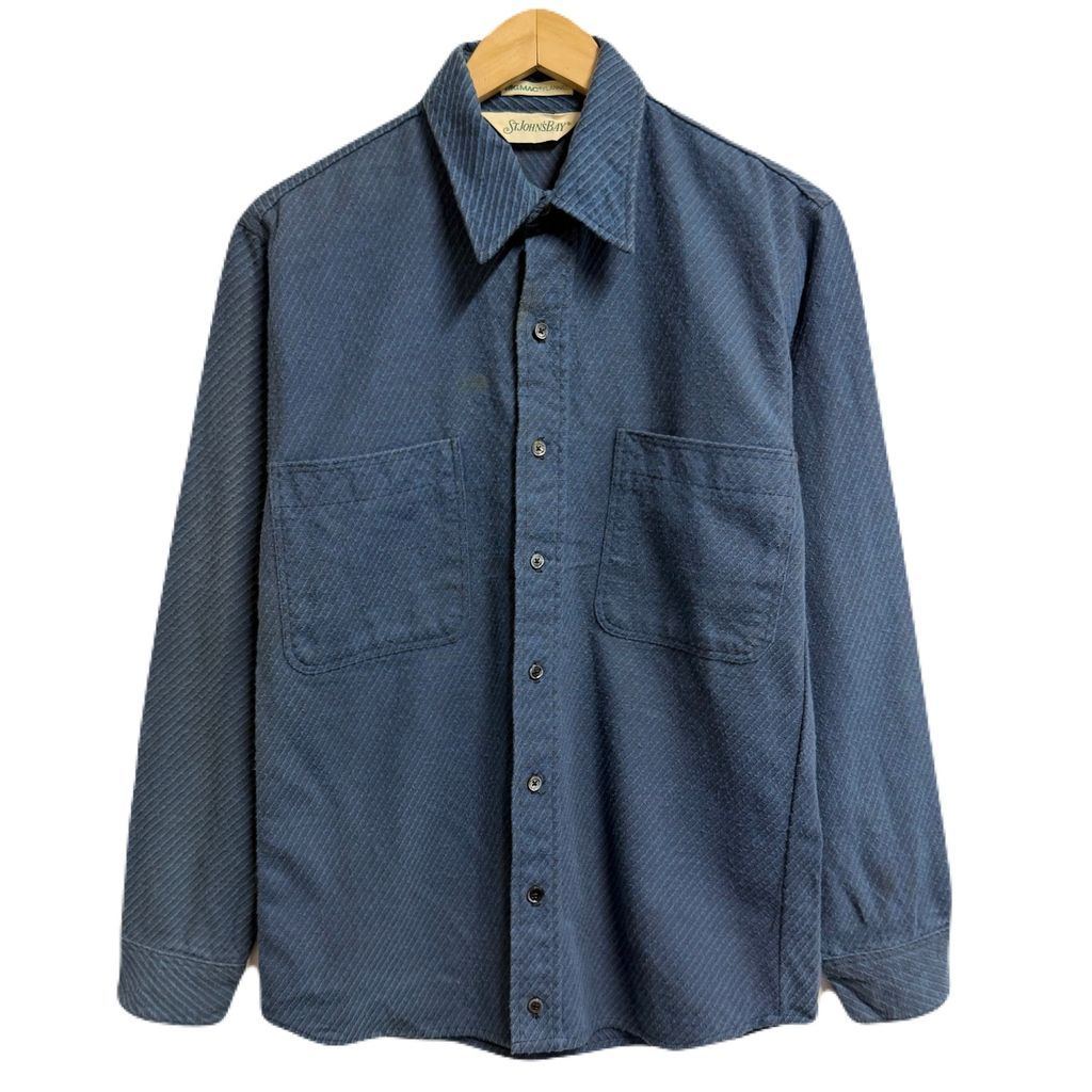 USA製 BIG MAC ビッグマック ST JOHN'S BAY フランネルシャツ ポケット