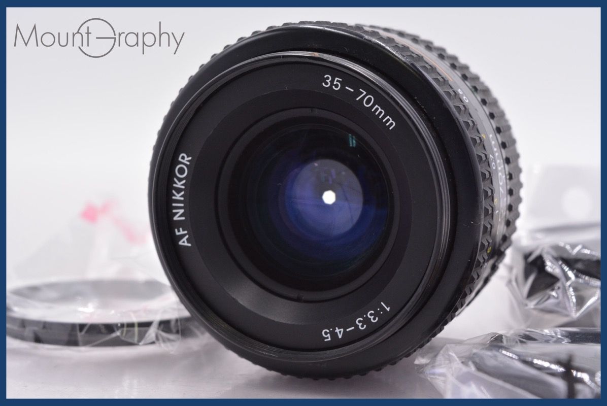 動作保証】 ニコン Nikon AF NIKKOR 35-70mm F3.3-4.5 前後キャップ