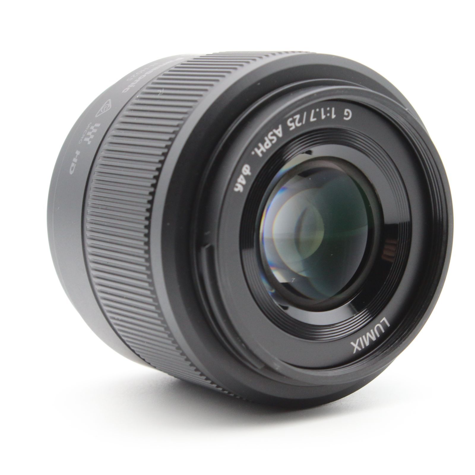 極上品】 Panasonic LUMIX G 25mm F1.7 ASPH. ブラック マイクロフォー