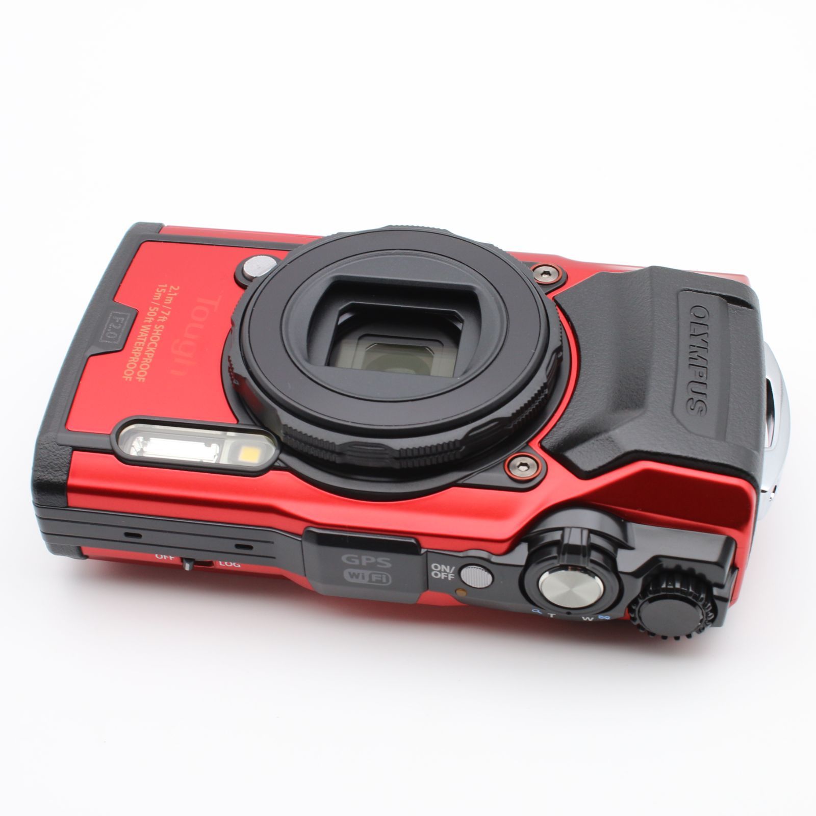 ほぼ新品】 OLYMPUS Tough TG-6 レッド 1200万画素CMOS F2.0 15m 防水