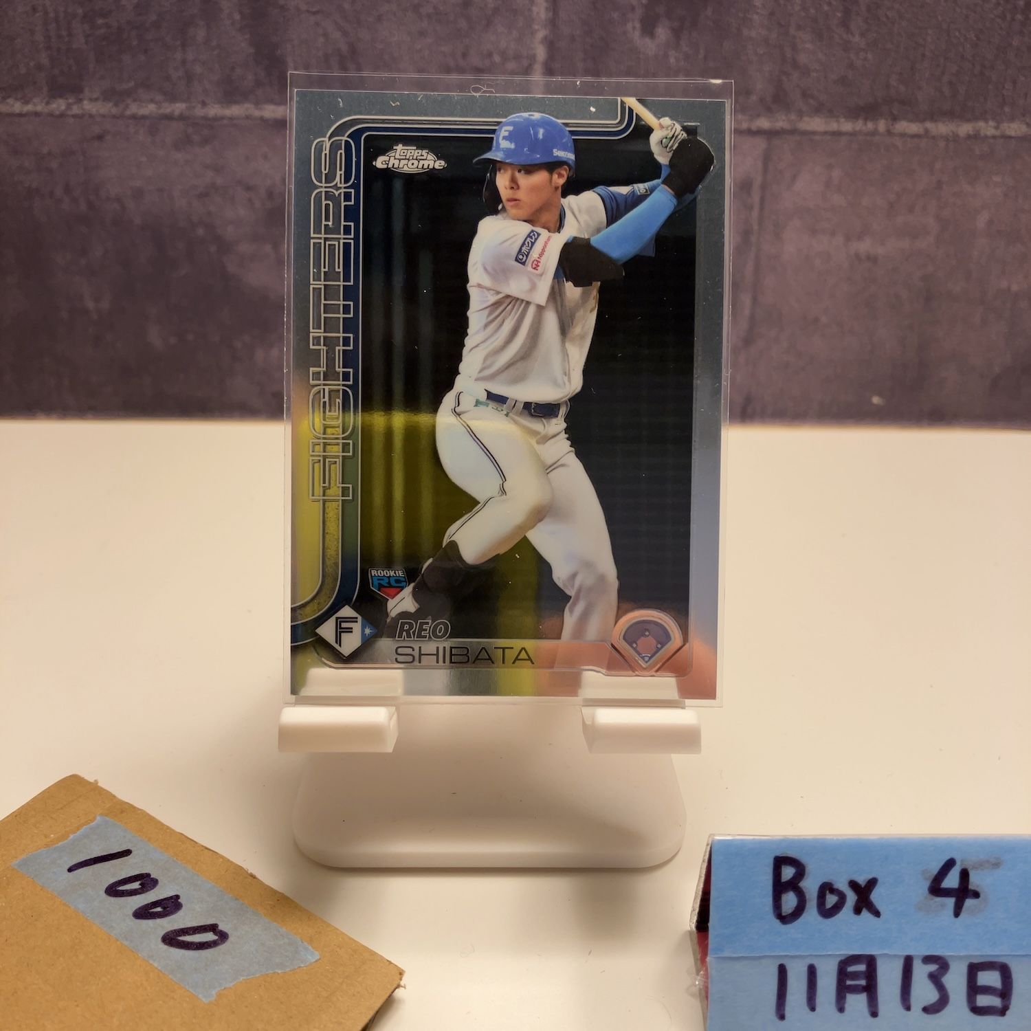 2024 Topps Chrome NPB 柴田獅子 Reo Shibata 北海道日本ハム 