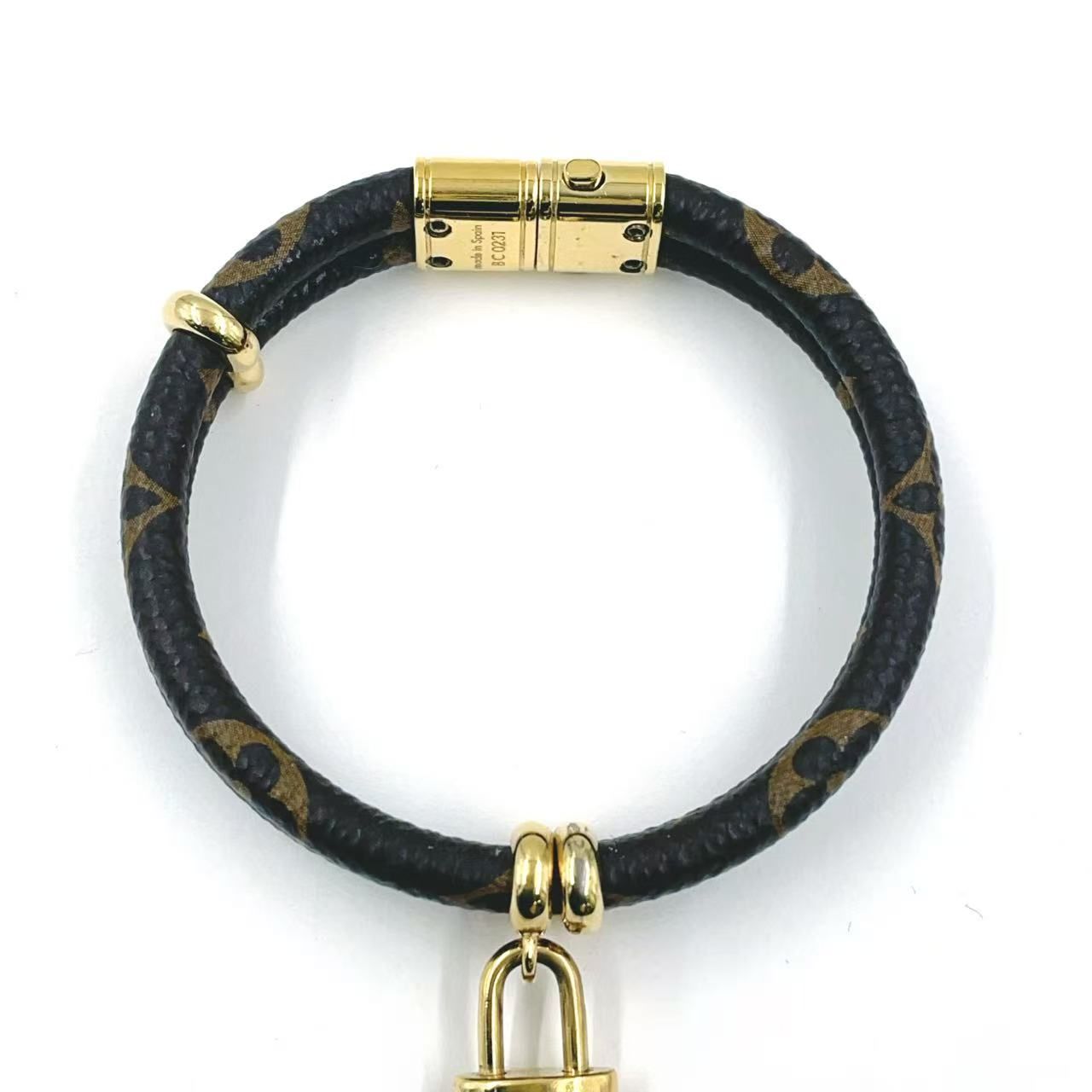 LOUIS VUITTON キープ イット トゥワイス モノグラム GP×PVC ブラウン