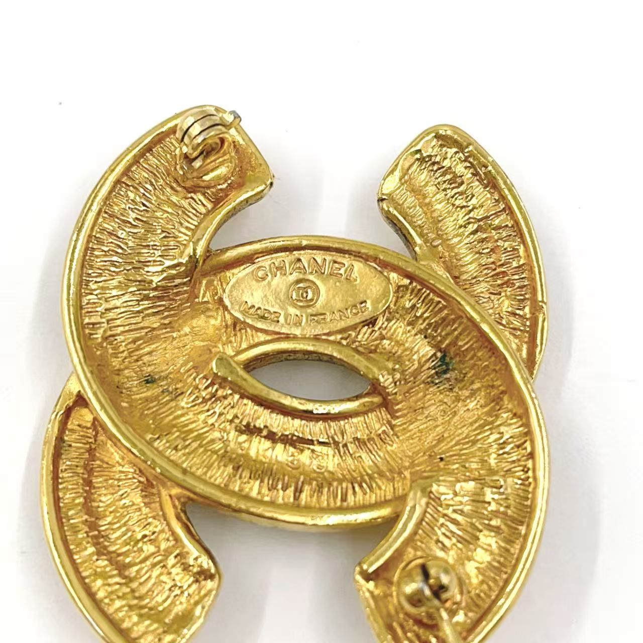 CHANEL ココマーク マトラッセ GP ゴールド ブローチ - メルカリ