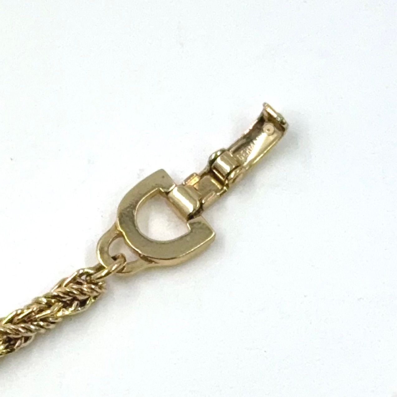 Christian Dior ツイストチェーン GP ゴールド ネックレス - メルカリ