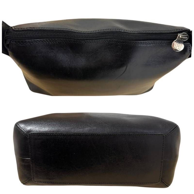 HIROFU ヒロフ☆ショルダーバッグ ワンショルダー 肩掛け 型押し ロゴ