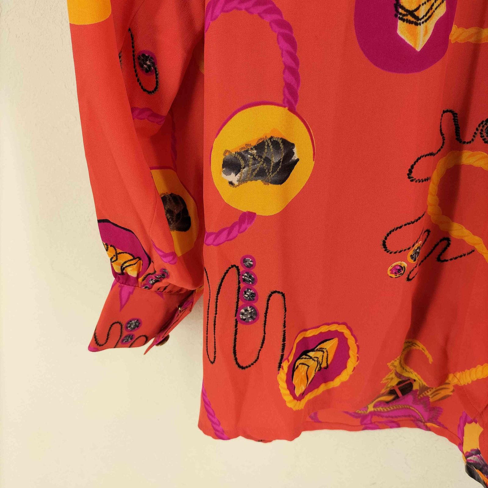 エスカーダ ESCADA シルク100 総柄 ブラウス レディース 36 - メルカリ