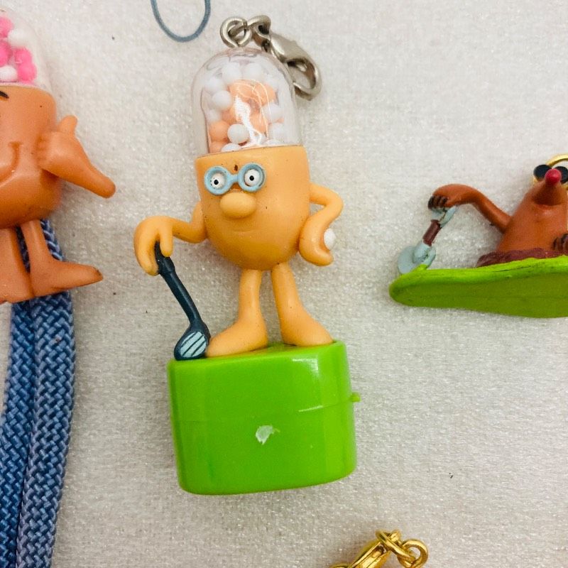 5点セット】ミスターコンタック フィギュアストラップ チャーム