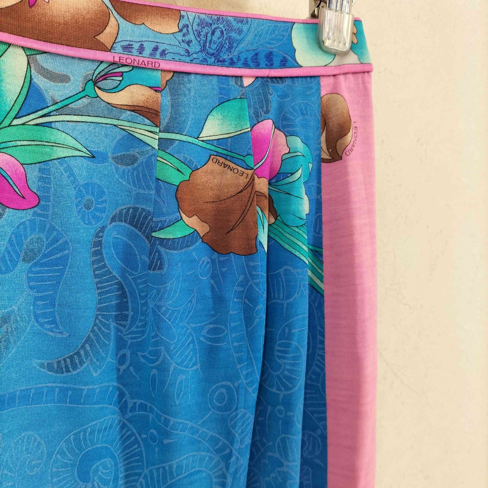 レオナール LEONARD ウールシルク 総柄 スカート レディース 73 - メルカリ