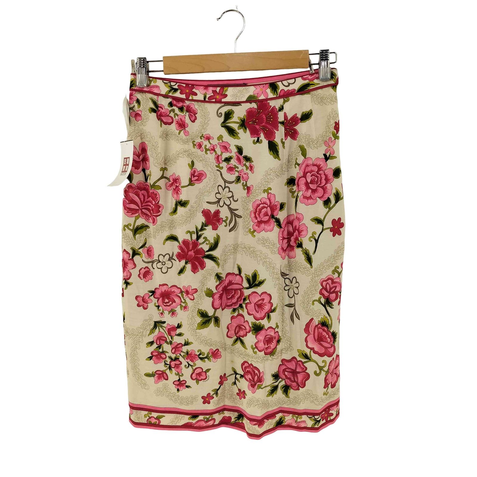 レオナール LEONARD 花柄 ウールシルク スカート レディース 73 - メルカリ