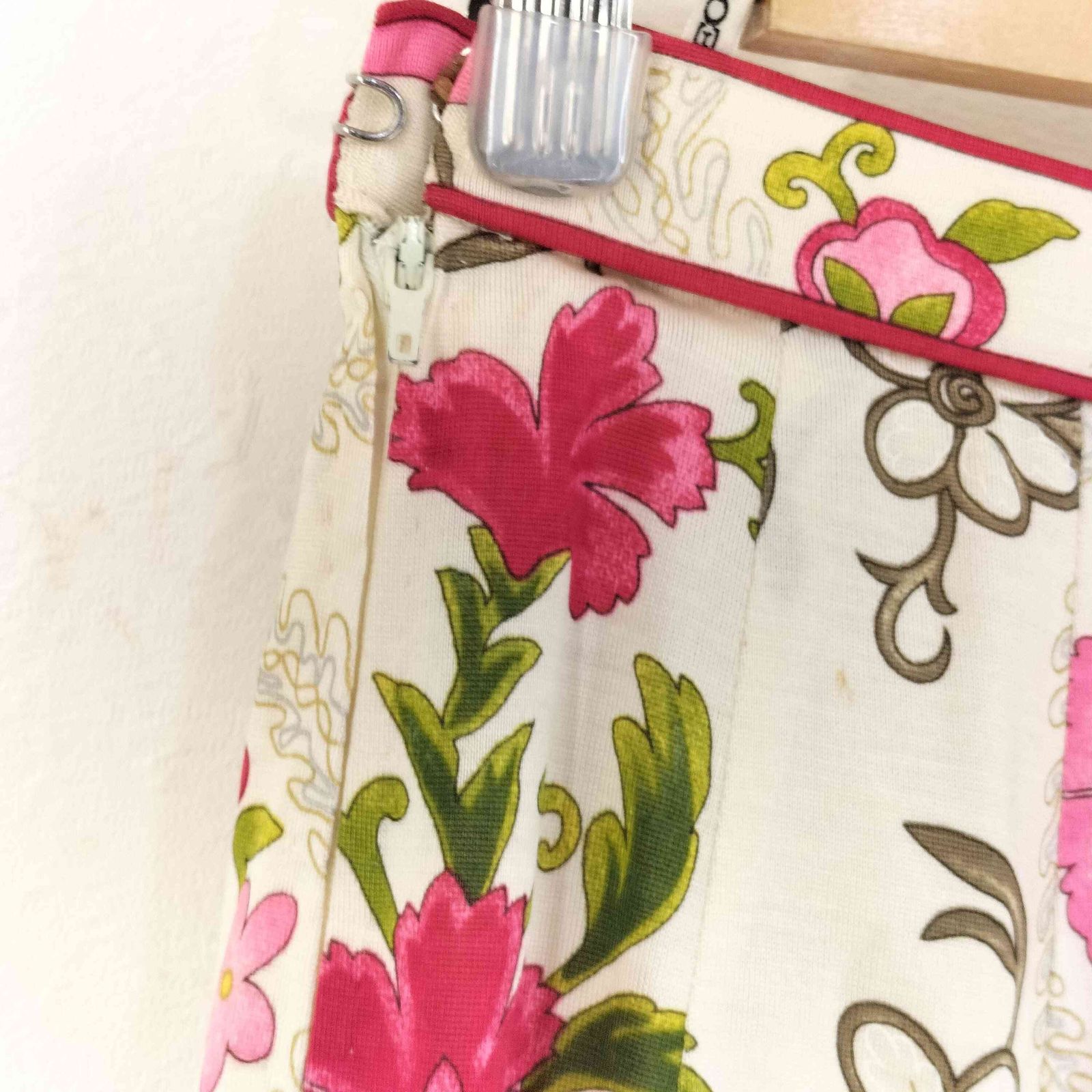 レオナール LEONARD 花柄 ウールシルク スカート レディース 73 - メルカリ