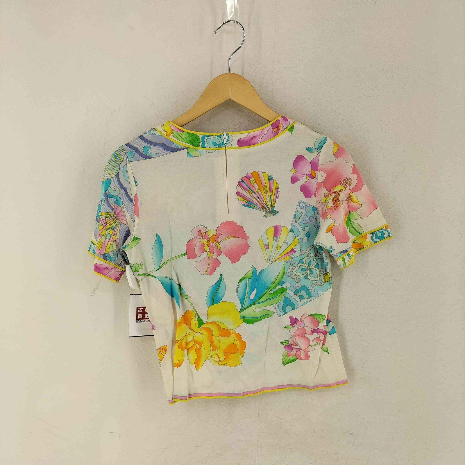 レオナール LEONARD シルク100 総柄 半袖 トップス レディース import