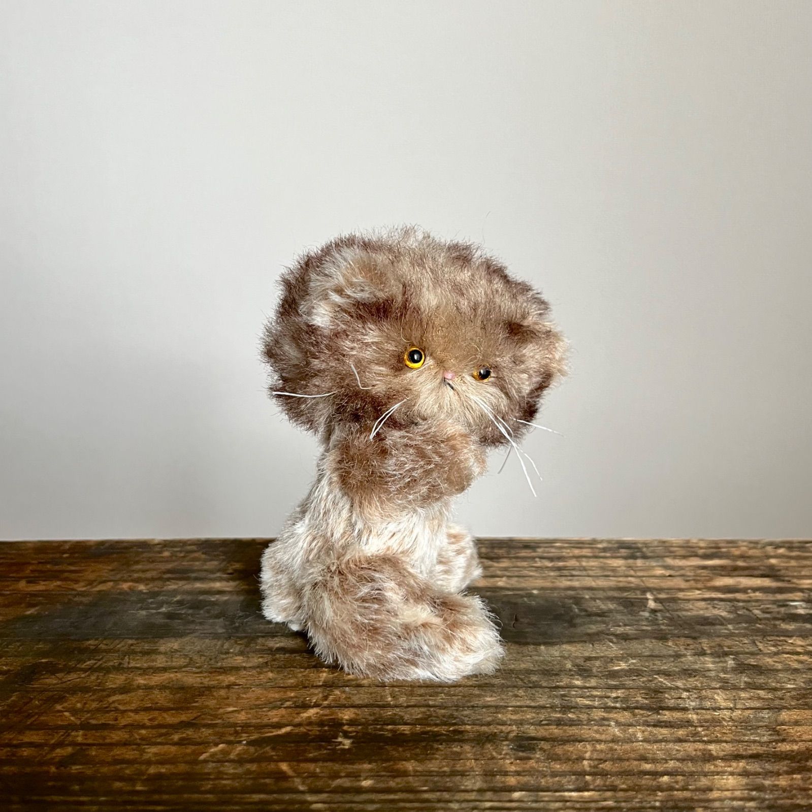 マヌルネ子 ｝ ぬいぐるみ 作家 ねこ テディベア ハンドメイド