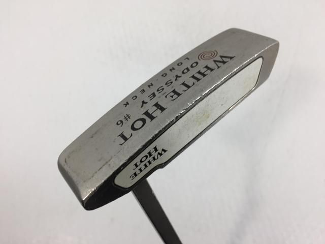 【中古ゴルフクラブ】オデッセイ ホワイト ホット #6 ロングネック パター オリジナルスチール パター