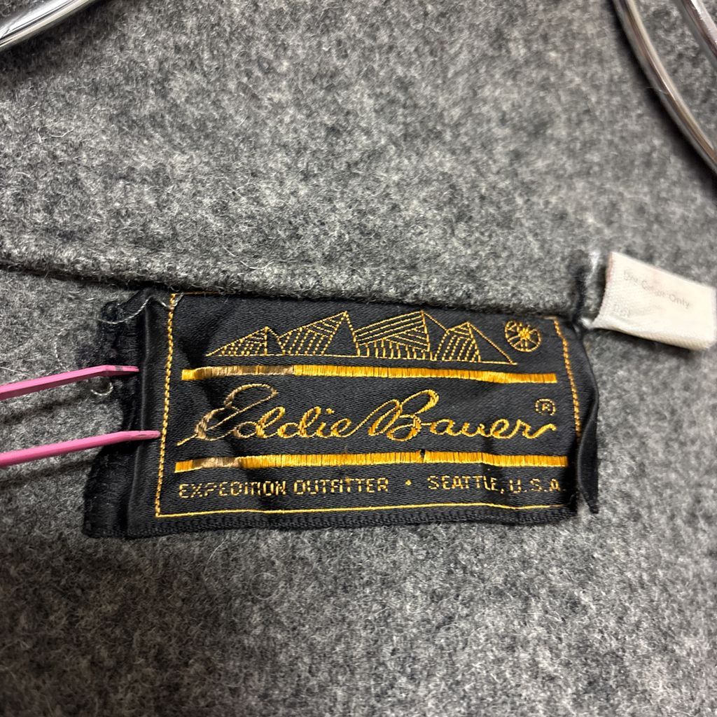 Eddie Bauer ウールコート 80s 黒タグ アメリカ製 ダッフル Eddie Bauer ウールコート 80s 黒タグ アメリカ製 ダッフル - メルカリ