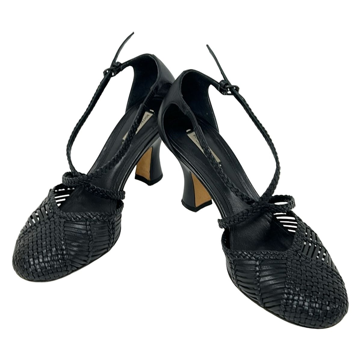 BOTTEGA VENETA(ボッテガヴェネタ) パンプス 37 レディース - 黒