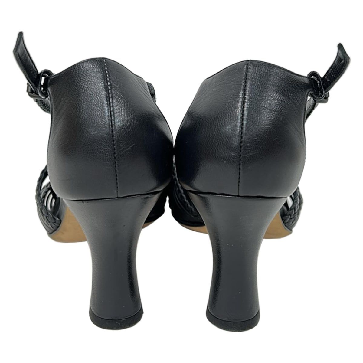 BOTTEGA VENETA(ボッテガヴェネタ) パンプス 37 レディース - 黒