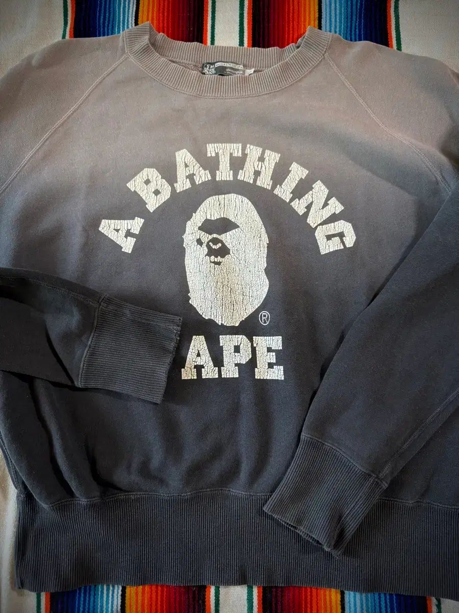 00s OG A BATHING APE アベイシングエイプ グラデーション スウェット