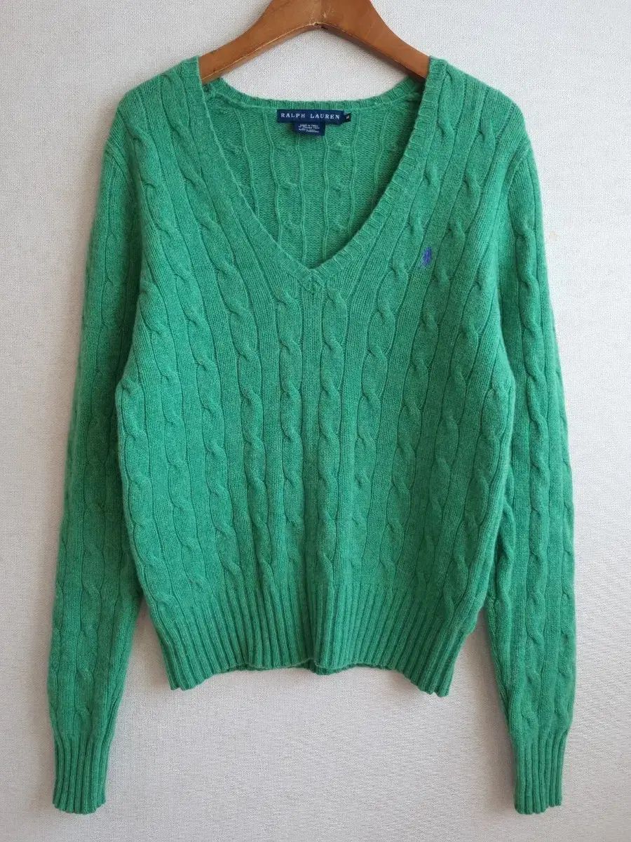 ポロ ラルフローレン ウールカシミア Vネック ケーブル ニット - メルカリ