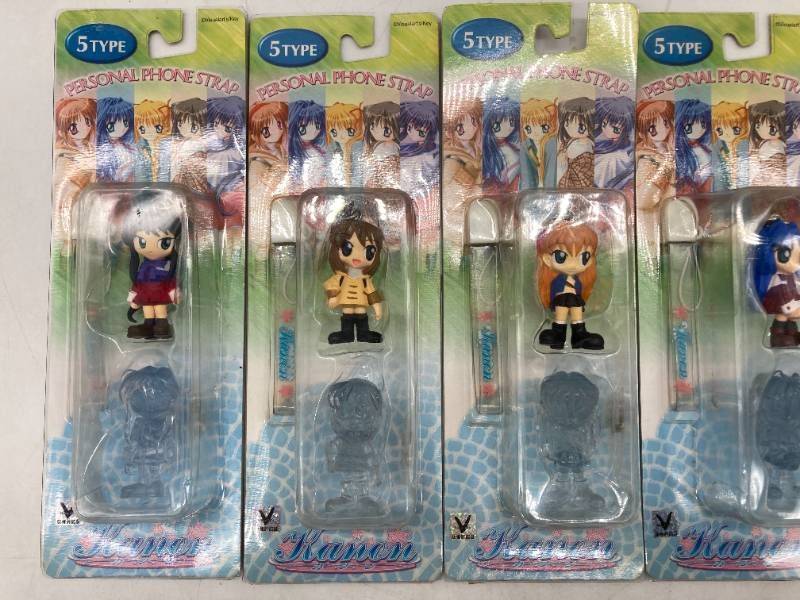 【フルコンプ】Key Kanon ストラップ フィギュア 全5種 未開封 美少女 当時物