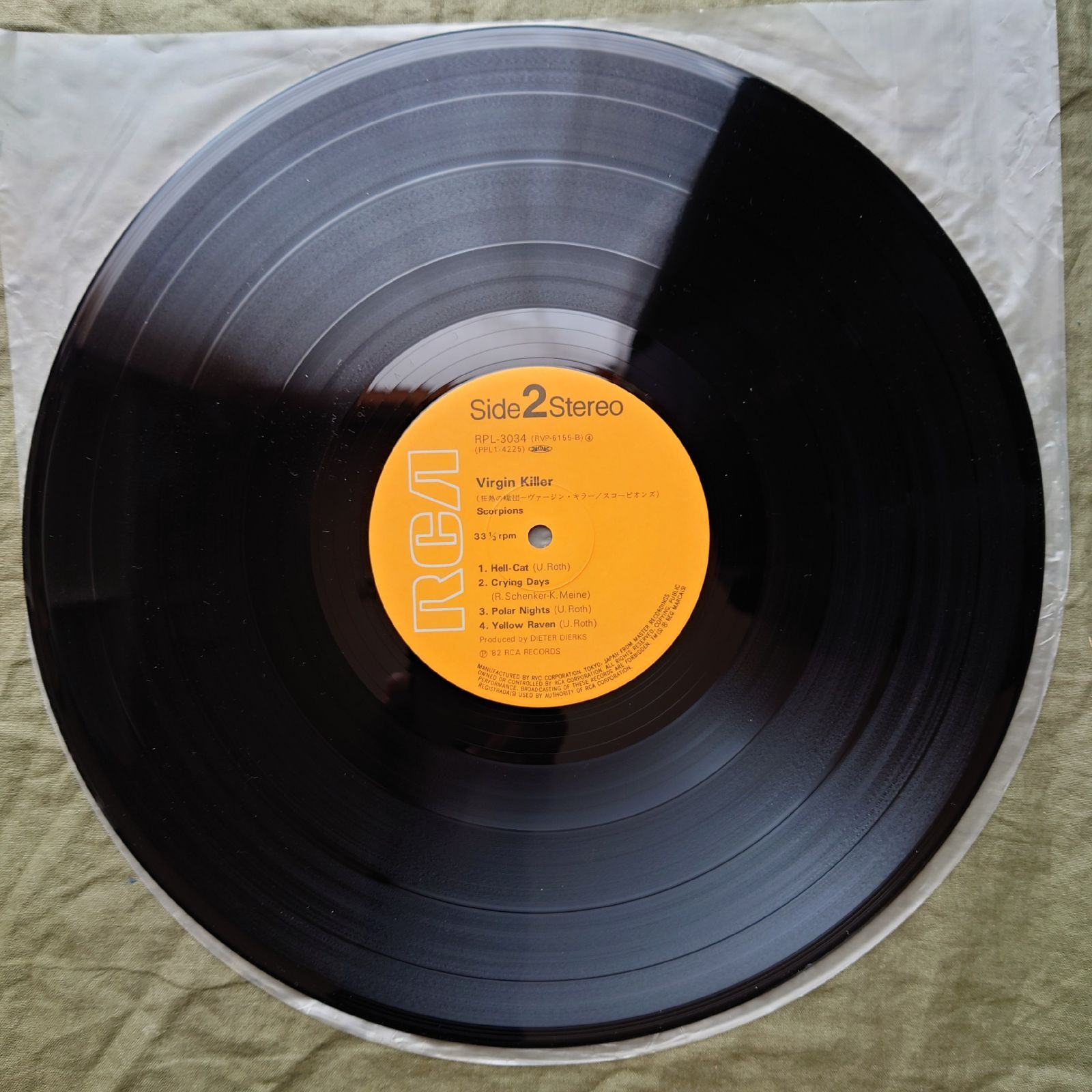 傷なし美盤 美ジャケ 美品 1982年 国内盤 スコーピオンズ Scorpions LP