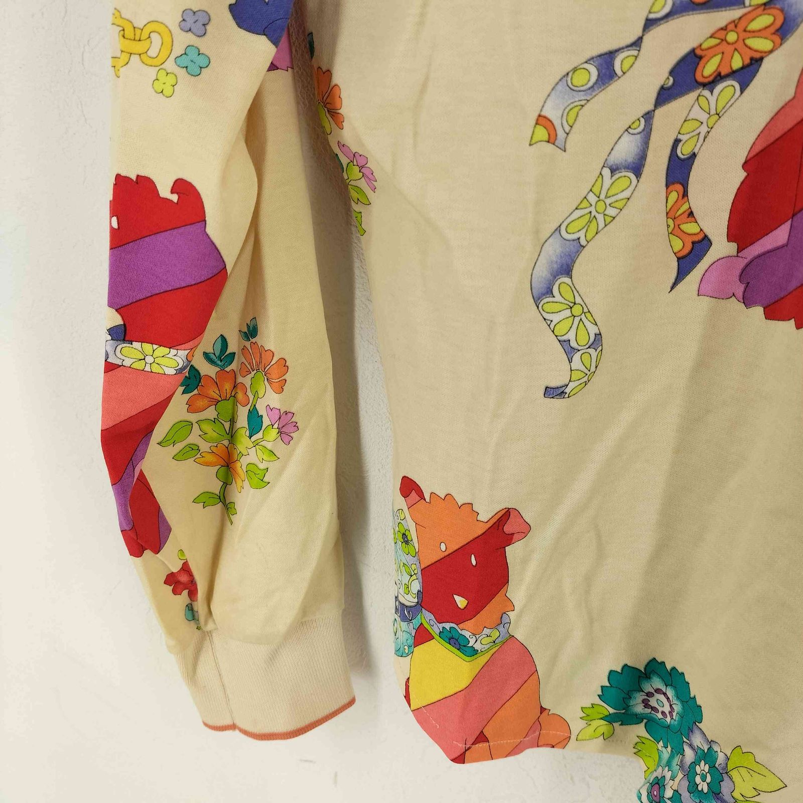 レオナールスポーツ LEONARD SPORT シルク100 総柄 ポロシャツ